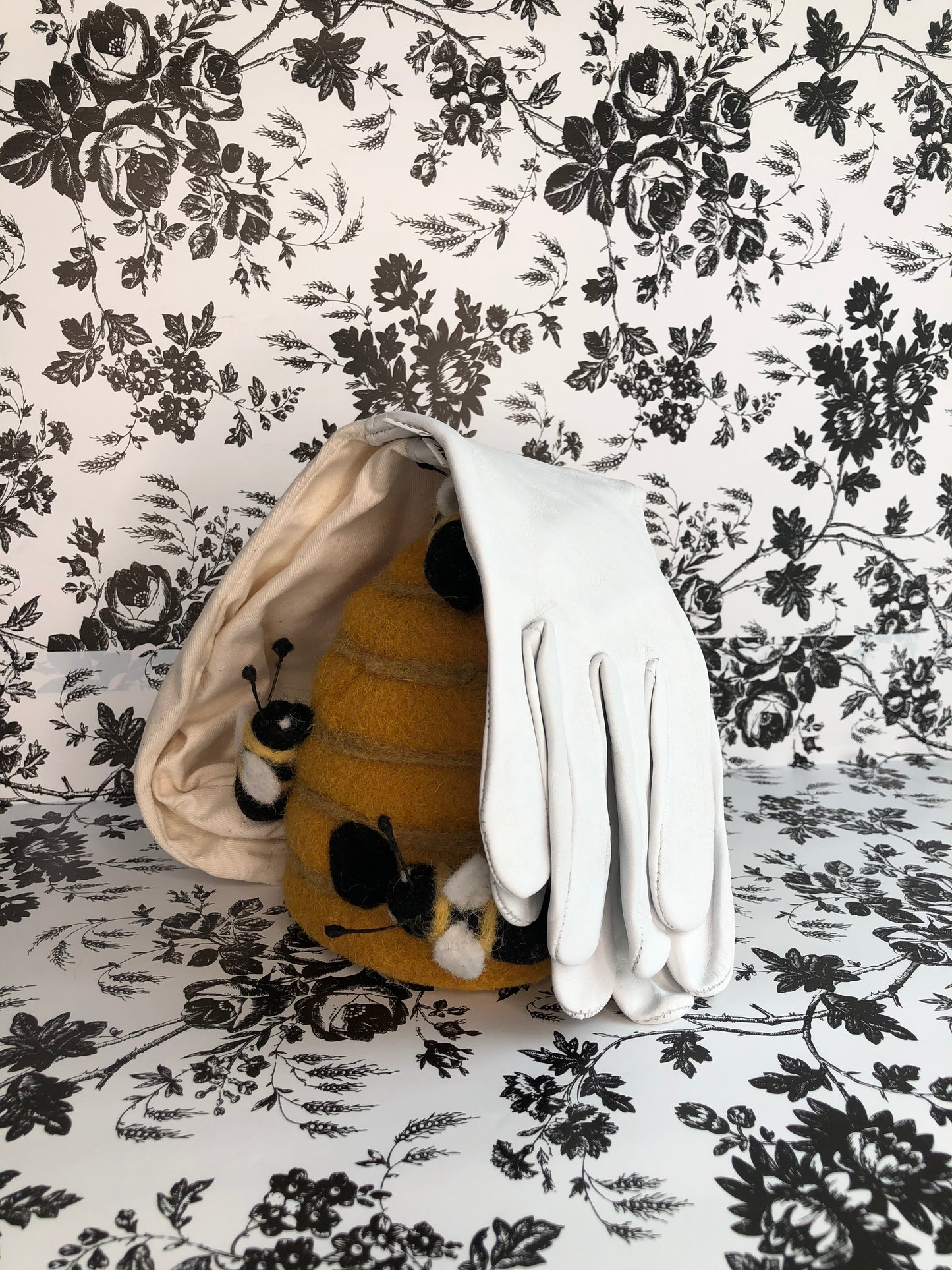 Gloves-Goat Skin & Canvas