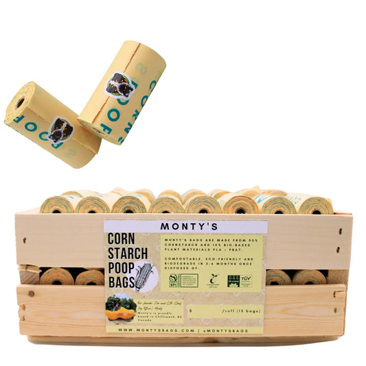 Monty’ Bags-Cornstarch Dog Poop Bags
