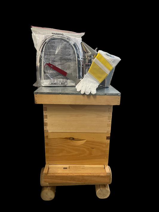 Hive Kit #3-Beginner/New Beekeeper Double Brood Box For Nuc