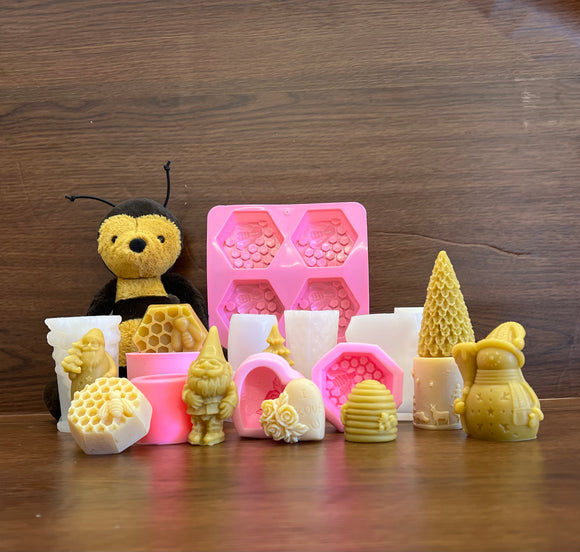 Silicone Beeswax/Candle Molds