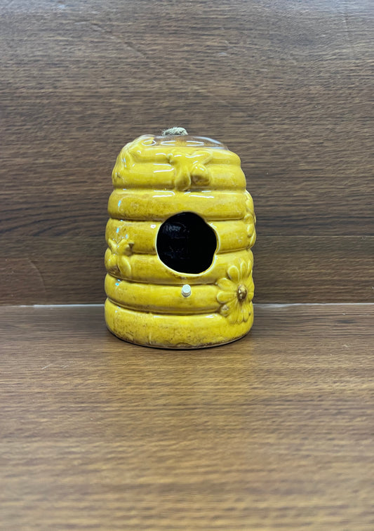 Ceramic Bee Hive/Skep Bird House