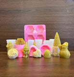 Silicone Beeswax/Candle Molds