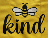 “Bee Kind” Yellow Heavy Canvas Bag
